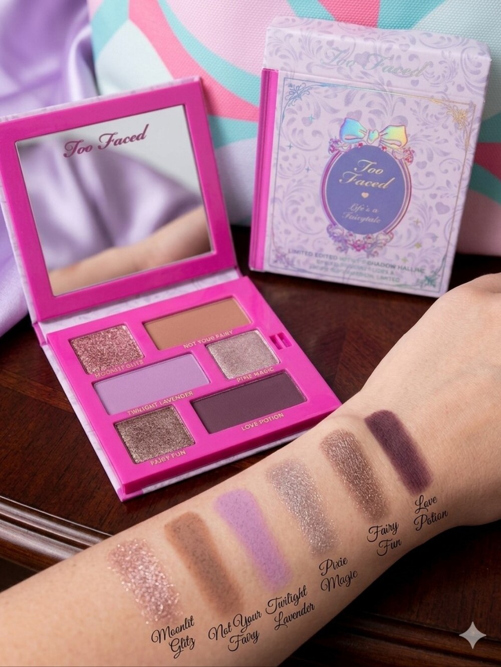 Too Faced Pink & Lavender Eyeshadow " Life's A Fairytale Palette
